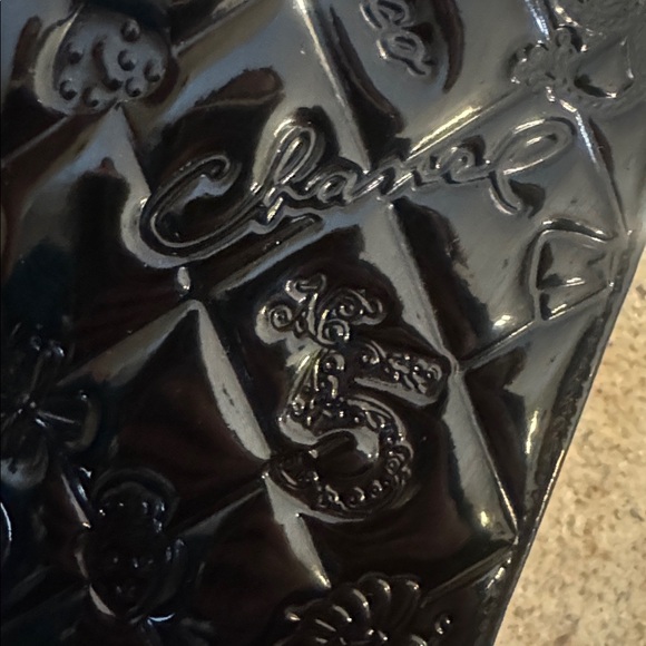 Chanel Monaco Black Patent Leather Wallet - Picture 5 of 16